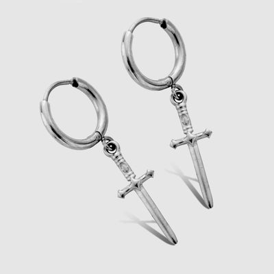 Dagger Earring (Silver)