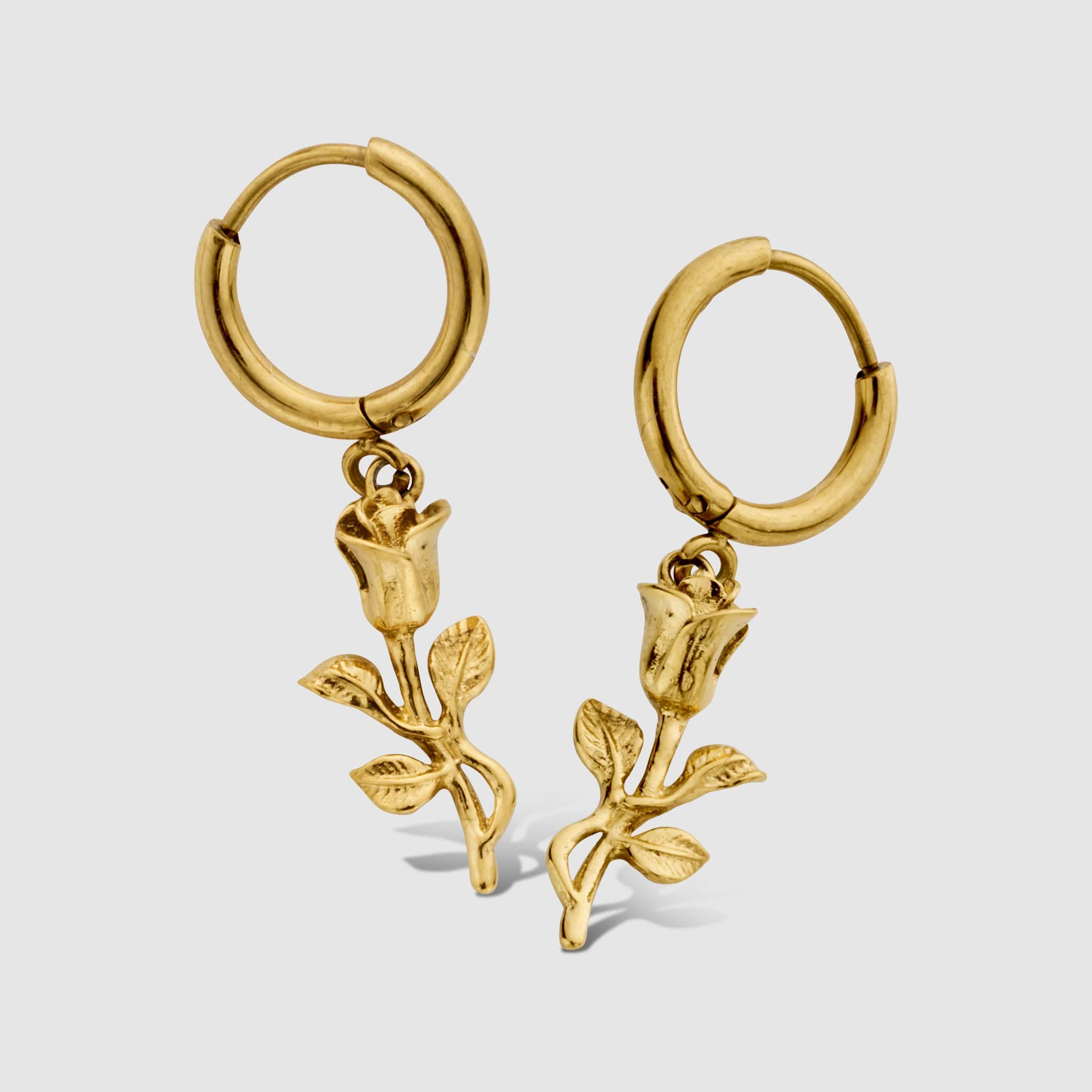 Rose Earring (Gold)